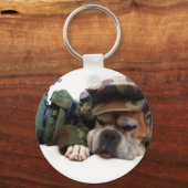 軍隊ボクサーのキーチェーン キーホルダー (正面)