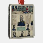 軍隊ポートレート メタルオーナメント (右)