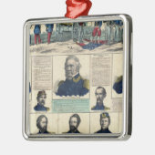 軍隊ポートレート メタルオーナメント (左)