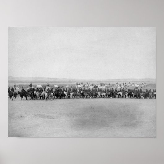 軍隊メンズ70ラコタインディアンスカウト ポスター (正面)