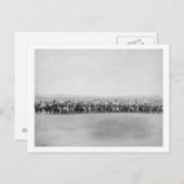 軍隊メンズ70ラコタインディアンスカウト ポストカード (正面/裏面)