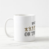 軍隊メンズ – ブーツを地面に コーヒーマグカップ (左)