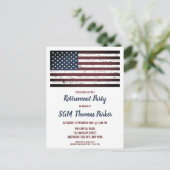 軍隊リタイアストライプスターズ州旗 案内ポストカード (スタンド正面)