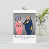 軍隊リタイアユーモアパーティの招待状 招待状 (スタンド正面)