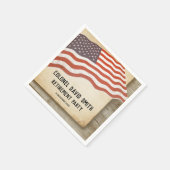 軍隊リタイア、アーミー、カクテル紙ナプキンス スタンダードカクテルナプキン (角)
