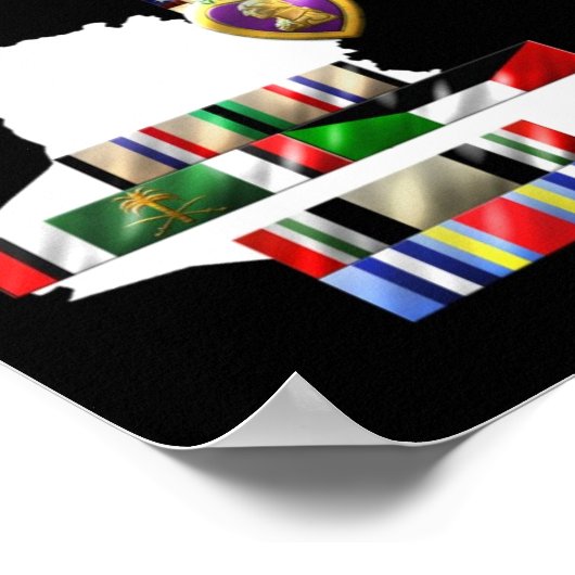 軍隊リボン ポスター (角)