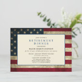 軍隊レッドホワイトとブルーリタイアメント招待状 招待状 (スタンド正面)