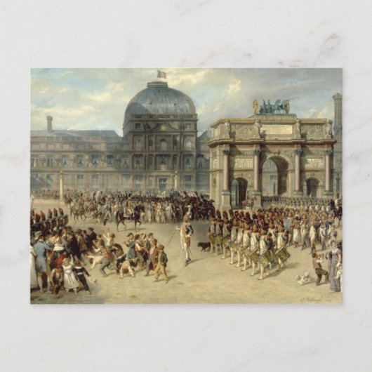 軍隊レビュー ポストカード (正面)