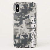 軍隊レンガ灰色 Case-Mate iPhoneケース (裏面)