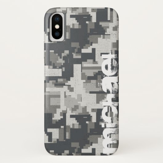 軍隊レンガ灰色 Case-Mate iPhoneケース (裏面)
