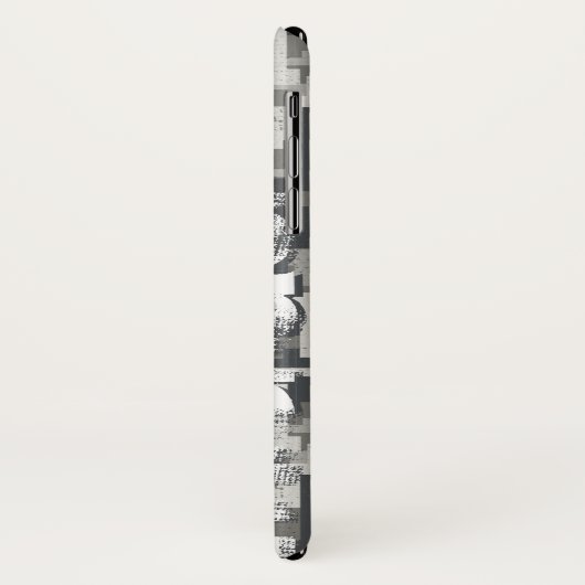 軍隊レンガ灰色 Case-Mate iPhoneケース (裏面/左)