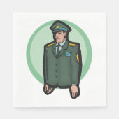 軍隊人 スタンダードランチョンナプキン (正面)