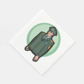 軍隊人 スタンダードランチョンナプキン (角)