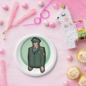 軍隊人 ペーパープレート (パーティー)