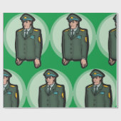 軍隊人 ラッピングペーパー (フラット)