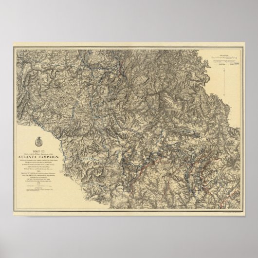 軍隊作戦アトランタキャンペーン3 ポスター (正面)