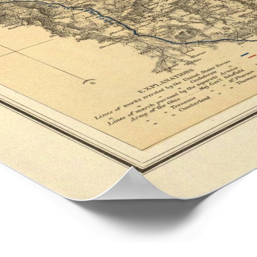 軍隊作戦 ポスター (角)