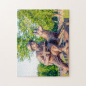 軍隊作業犬記念碑 ジグソーパズル (縦)