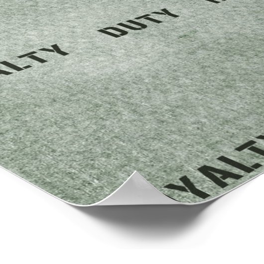 軍隊値 ポスター (角)