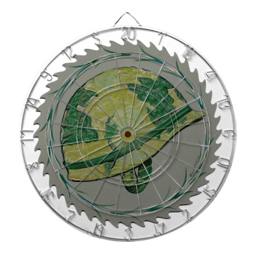 軍隊偽装ヘルメット ダーツボード (正面)
