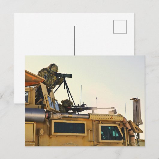 軍隊兵 ポストカード (正面/裏面)