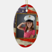 軍隊写真 セラミックオーナメント (右)