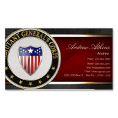 軍隊副次官記章[3D] マグネット名刺 (正面)