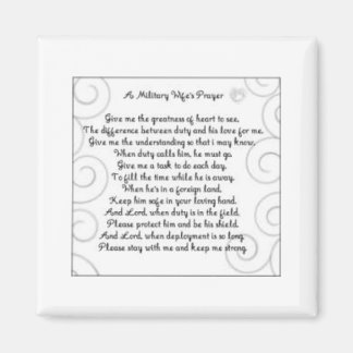 軍隊助産祈りの言葉 マグネット