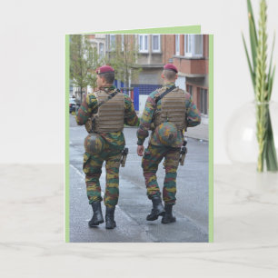 軍隊勇気付けられる カード