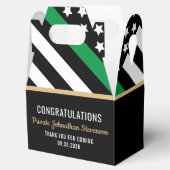 軍隊卒業式薄緑ライン旗陸軍 フェイバーボックス (オープン)