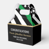 軍隊卒業式薄緑ライン旗陸軍 フェイバーボックス (正面サイド)