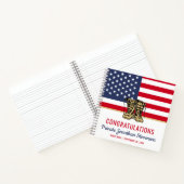 軍隊卒業陸軍ブートキャンプゲストブック ノートブック (内部)