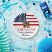 軍隊卒業陸軍ブートキャンプ愛国心 ペーパープレート (パーティー)