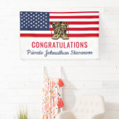 軍隊卒業陸軍ブートキャンプ愛国心 横断幕 (インサイチュ)