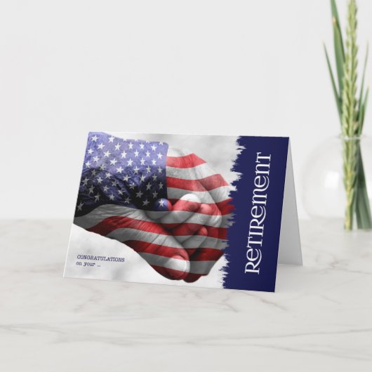 軍隊又は法執行機関からの退職 カード (正面)