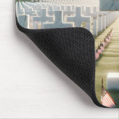 軍隊墓地を守るハングルイーグル マウスパッド (コーナー)