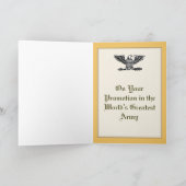 軍隊大佐プロモーションカード カード (内部)