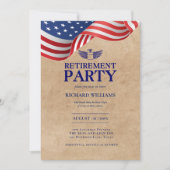 軍隊大佐リタイアシルバーイーグルウィングス 招待状 (正面)