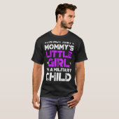 軍隊子の月の紫の上リトル3 Tシャツ (正面フル)
