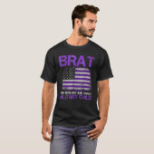 軍隊子の月Brat 生まれ弾力性An Tシャツ (正面フル)