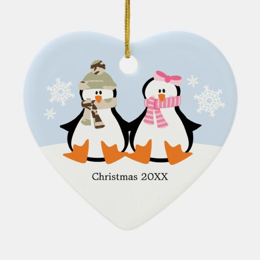 軍隊対クリスマスオーナメント セラミックオーナメント (裏面)