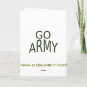 軍隊専攻のプロモーションカード カード (裏面)