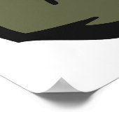 軍隊将校レトロ軍兵士 ポスター (角)