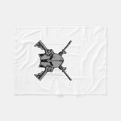 軍隊強度 フリースブランケット (正面(横))