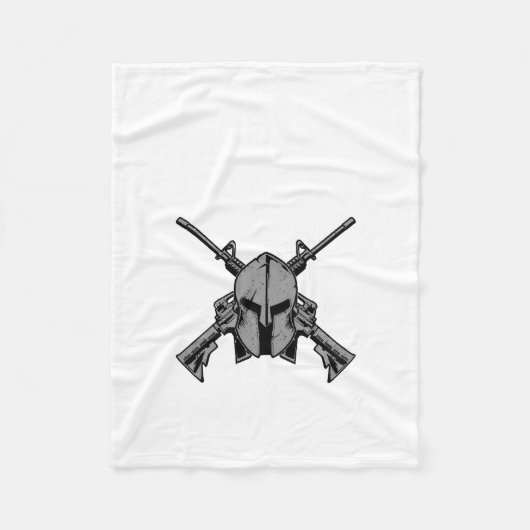 軍隊強度 フリースブランケット (正面)