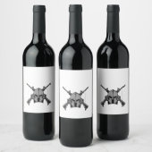 軍隊強度 ワインラベル (ボトル)