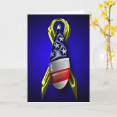 軍隊悔やみや弔慰兵士軍隊悔やみや弔慰 カード (黄色い花)