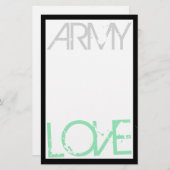 軍隊愛文房具 便箋 (正面/裏面)