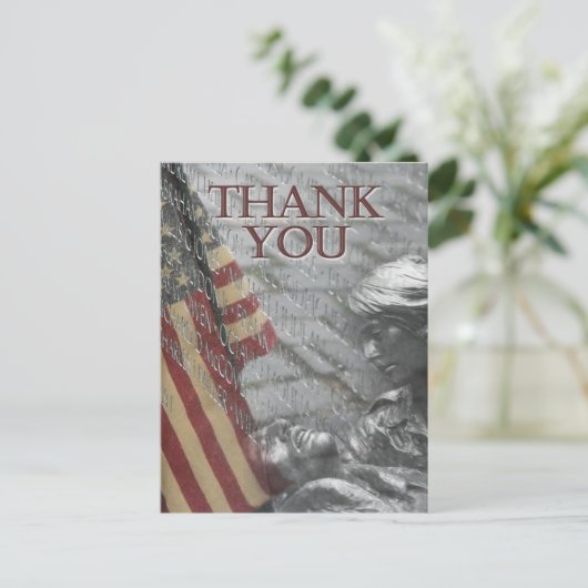 軍隊感謝していの退役軍人 ポストカード (スタンド正面)