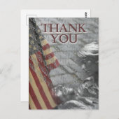 軍隊感謝していの退役軍人 ポストカード (正面/裏面)